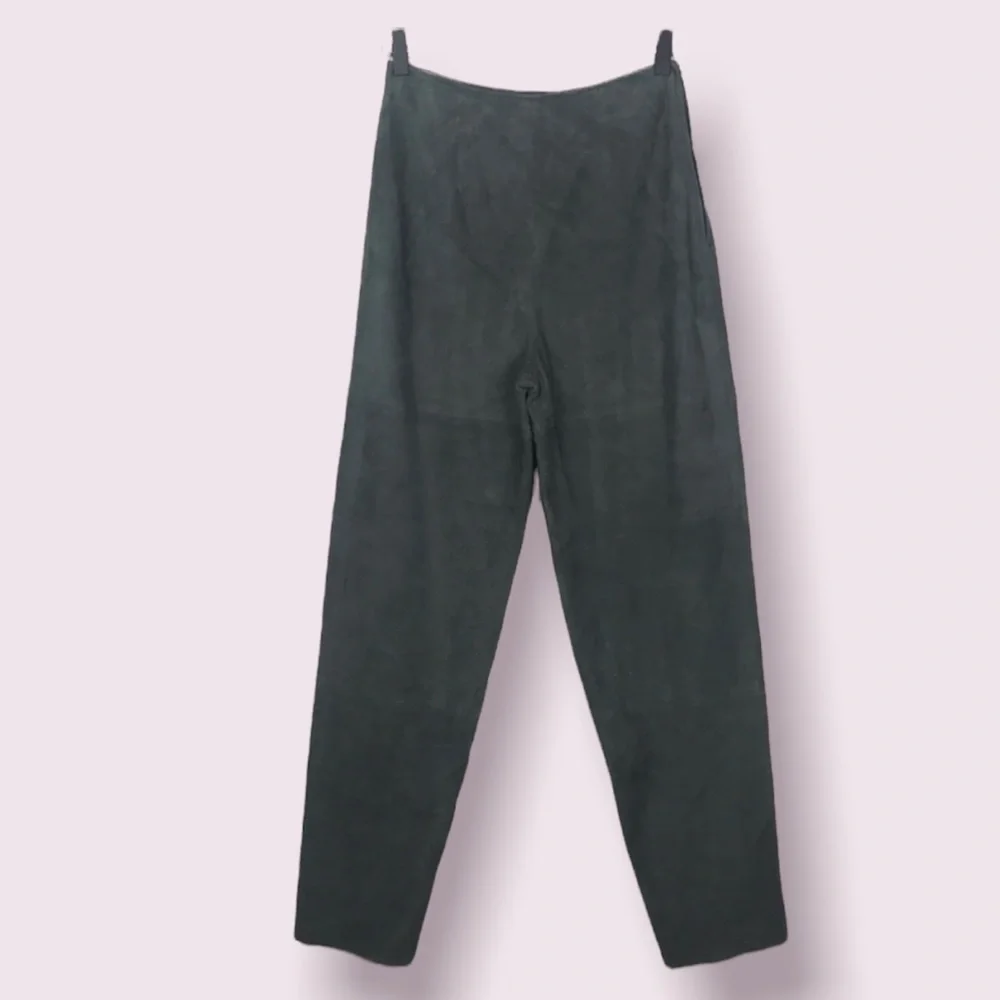 Vintage Vakko high rise suede pant